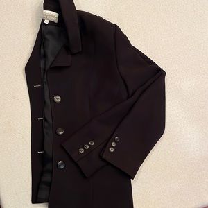 Casual Corner Collectibles Blazer Jacket Black Two Button Lined Career Size 6